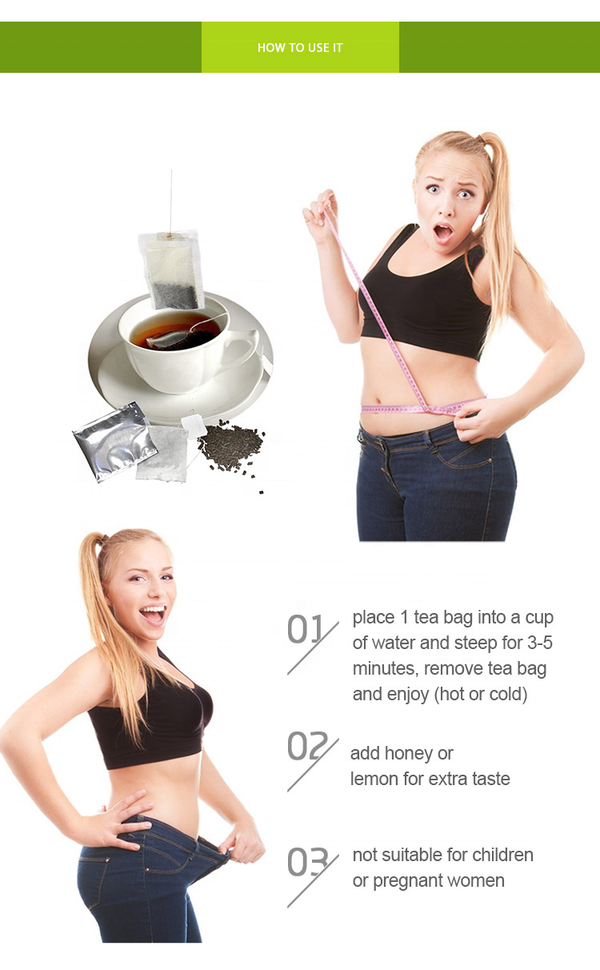Slim Flat Tummy Tea Moringa Weight Loss  Skinny Tetox Detox Diet Slimming Tea