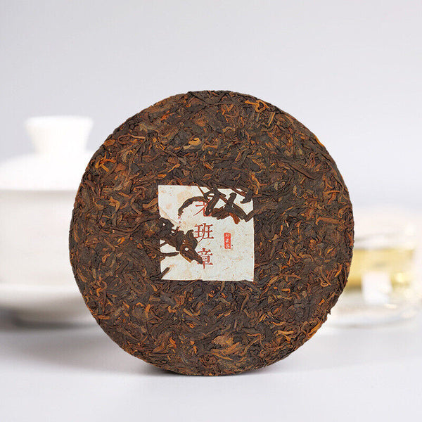 Yunnan Old Ancient Tree Ripe Tea Ripe Pu Cake Lao Banzhang Puerh Tea Cake 357g