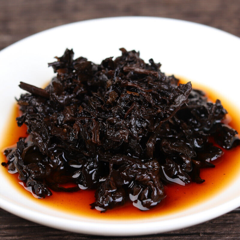 HelloYoung 250g Dry Storage Ripe Tea Menghai Golden Bud Mellow Golden Aged Pu'er Ripe Tea