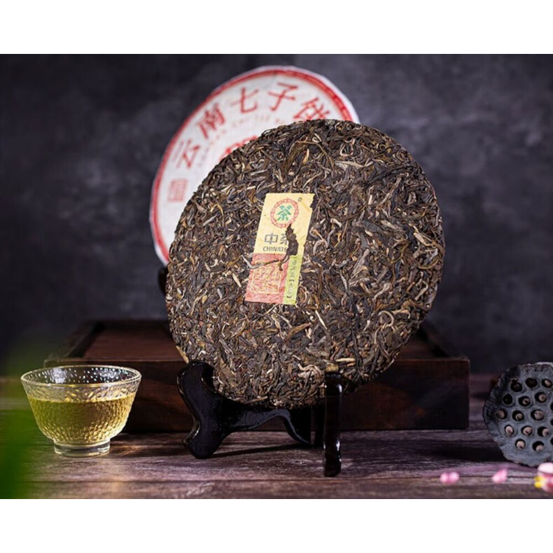 Zhong Cha 7741 Yunnan Chi Tse Beeng 357g Pu-erhChaCake