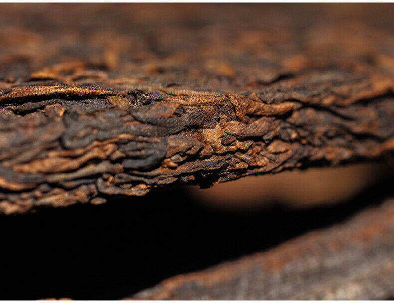 HelloYoung 357g Brown Mountain Ancient Tree Ripe Tea Cake Yunnan Pu'er Ripe Tea