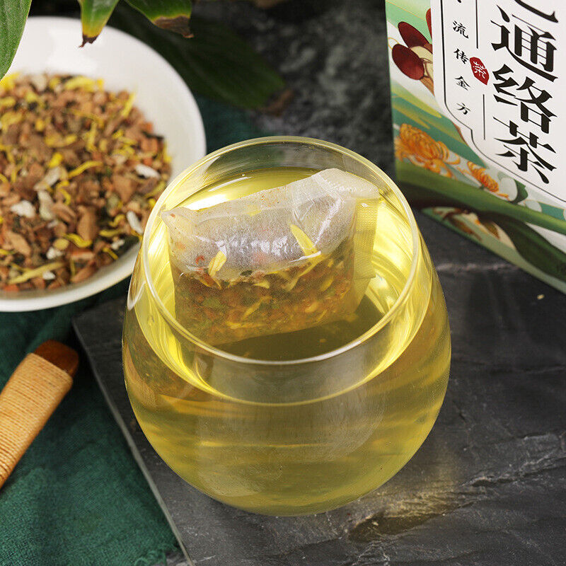 HelloYoung 150g ginseng seven Tongluo tea kombucha acacia almond chrysanthemum health tea