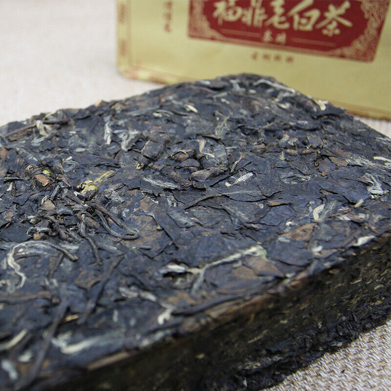 HelloYoung White Tea Brick Lao Shou Mei White Tea Cake Premuim Chinese Fuding 1000g Secondary image