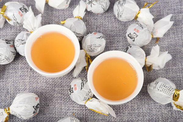 HelloYoung 500g Pu'er Raw Tuocha Iceland Dragon Pearl Yunnan Pu'er Tea