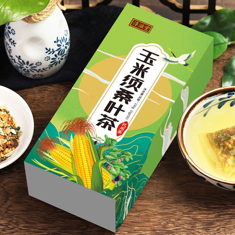 HelloYoung 150g/30bags mulberry leaf tea corn husk lower blood pressure health care tea bag