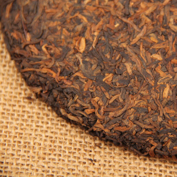 HelloYoung TeaPu-Erh Ripe Tea Palace Golden Bud Chinese Black Tea 357g Puerh Tea Cake Organic