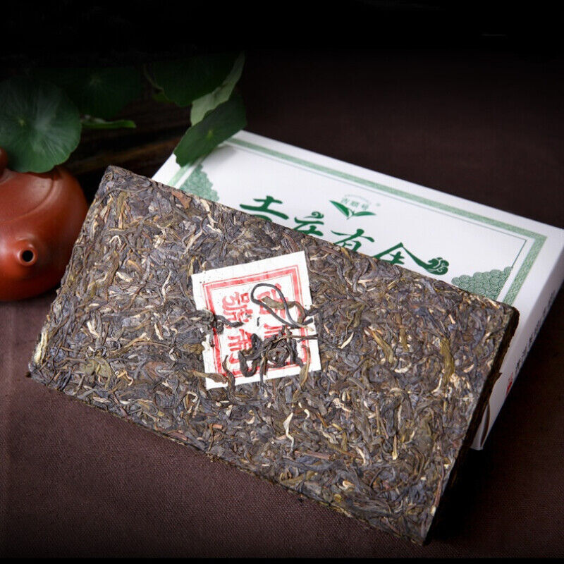 HelloYoung 1000g Yunnan Pu-Erh Raw Tea Pu'er Tea Bricks Organic Arbor Healthy Drink Tea