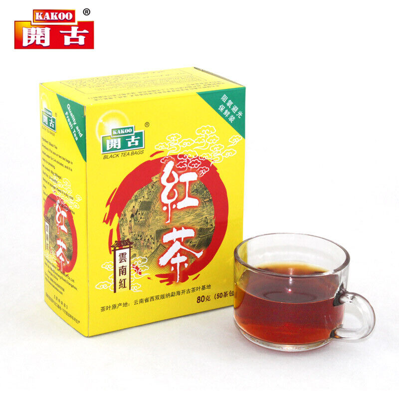 HelloYoung Preserved Black Tea Health Care Bagged Tea 80g Main image