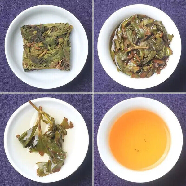 Flower Fragrance Compressed Oolong Tea Cake Zhang Ping Shuixian Oolong Tea