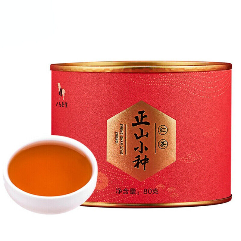 HelloYoung Health Care Premium Zhengshanxiaozhong Black Tea Natural Canned Fragrant Tea 80g Secondary image