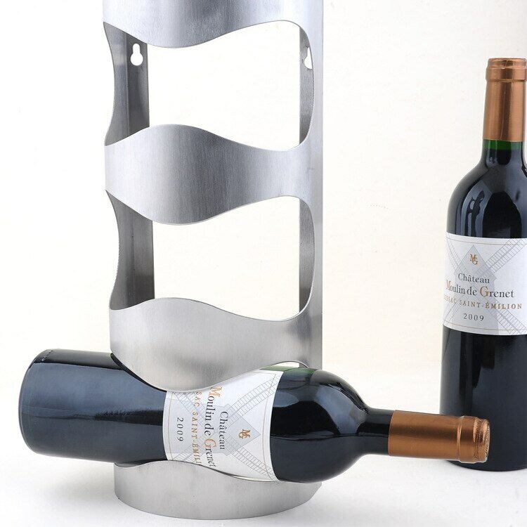 Wall Mounted Wine Holder Rack Household Wine Bottle Holder Homeuse With Screws