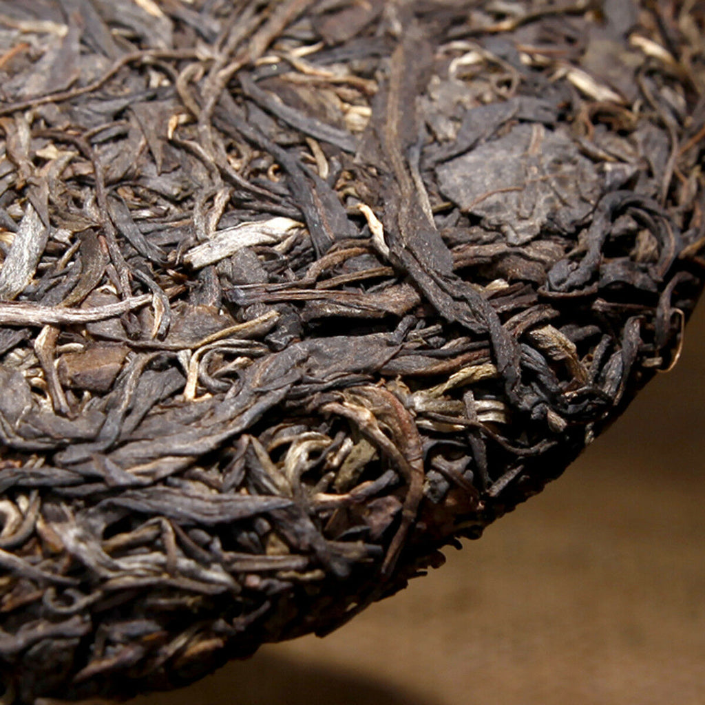 HelloYoung 357g Yunnan Raw Puer Tea Pu-erh Cake Tea Early Spring Green Puer Tea Health Food