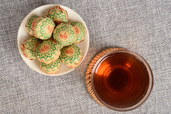 Yunnan Puerh Ripe Tea Leaves Original Ripe Tea Small Golden Tuo