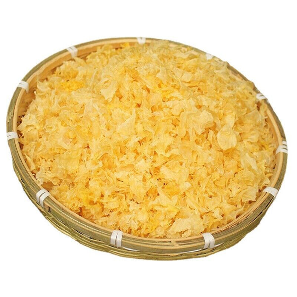 HelloYoung Crushed Sue Bai Mu Er Snow Fungus Gutian Serpihan Kulat Putih White Fungus 250g
