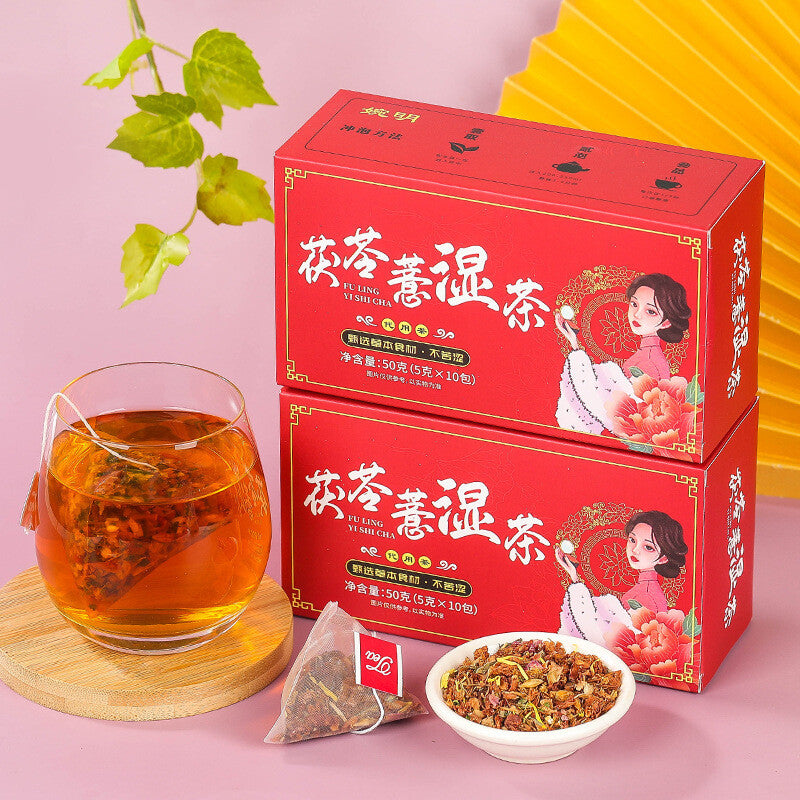 Poria Job's Tears Tea Triangle Bag Cassia Seed Orange Peel Job's Tears Tea Main image