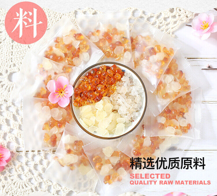 HelloYoung 15g*10 small packaging boxes peach gum soap horn rice snow swallow combination