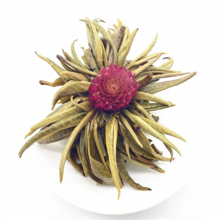 Prosperity Handcrafted Gomphrena Globosa Flowering Tea Dried Blooming Tea Balls