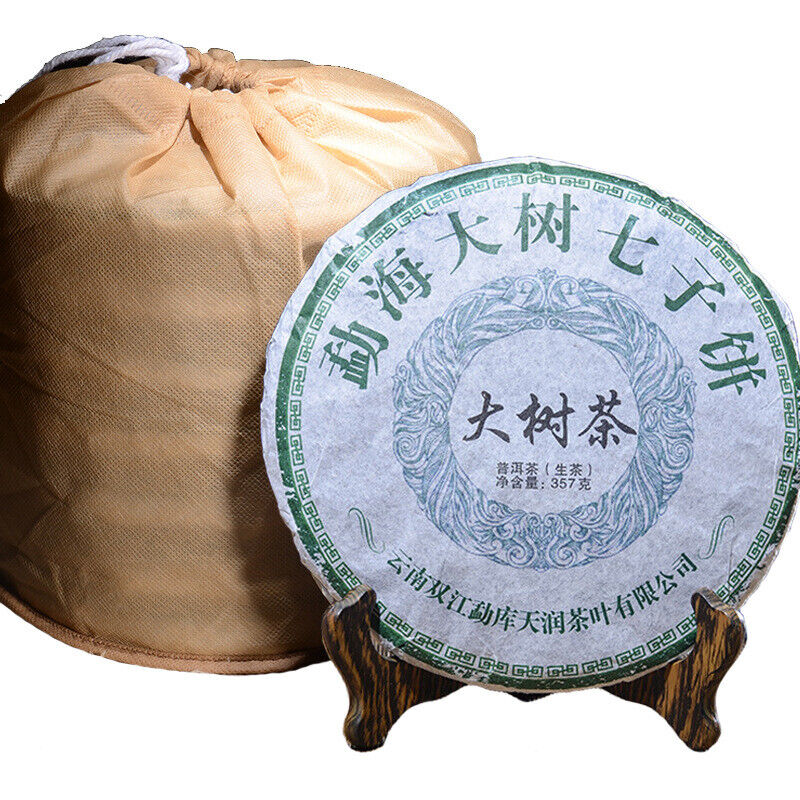 357g/12.59oz Premium Natural Puerh Tea Da Shu Tea Puerh Tea Cake Healthy Drink Secondary image