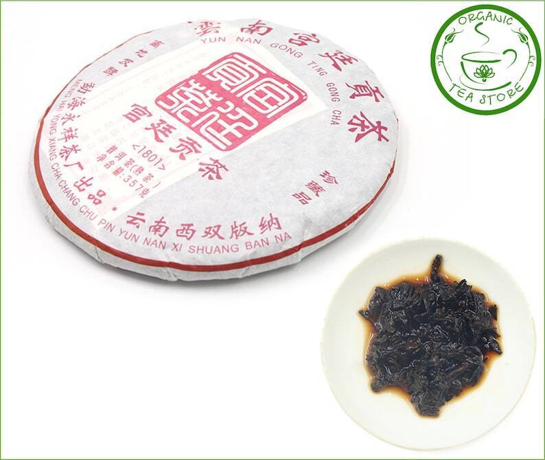 Organic Puerh Tea Chinese real Pu-erh Cake 357g Chinese Tea Ripe Puer Puerh