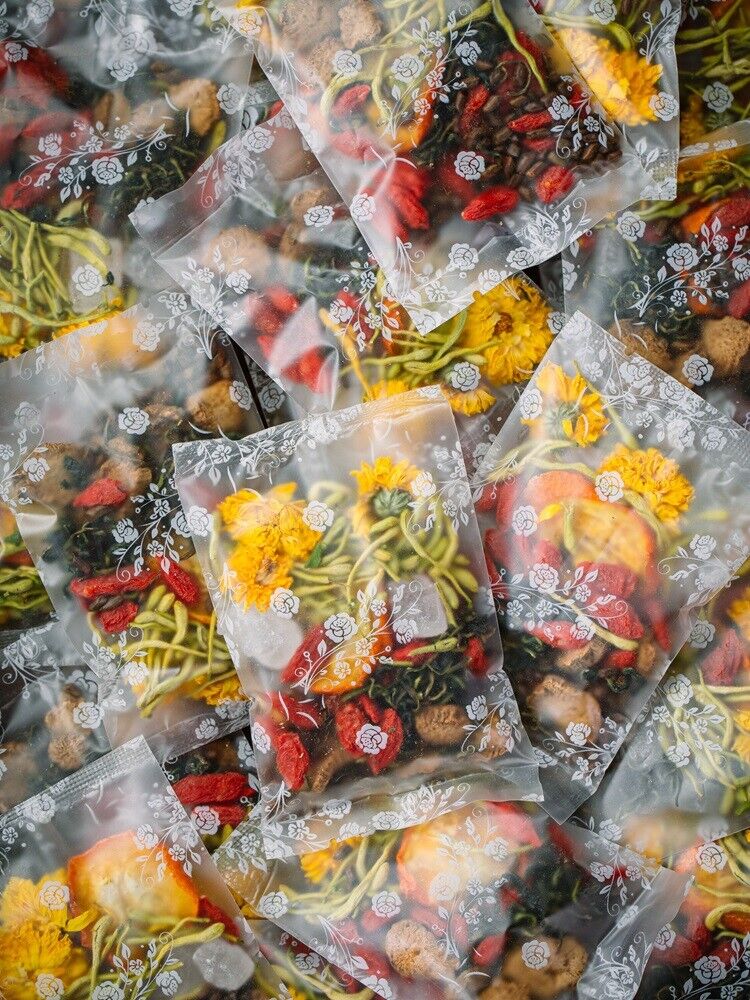 Floral Tea Blend with Chrysanthemum Goji Berry Cassia Seed Honeysuckle -Relaxing