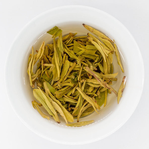 Pure handmade Chinese Long Jing Dragon Well Green Tea Yuqian 1st Grade 250g