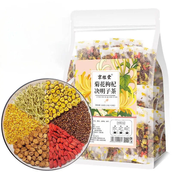 TemuTea Liver Tea Formula Detox Health Tea with Chrysanthemum Cassia Seed Honeysuckle