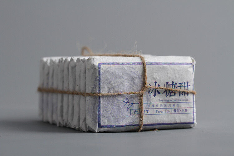 Yunnan Puerh Tea Iced Sugar Sweet Large Old Tree Puerh Raw Brick Spring Tea 45g