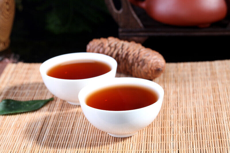 HelloYoung 200g Yunnan Pu-erh Tea Brick Menghai Ripe Tea Ripe Pu Aged Old Tea Black Tea