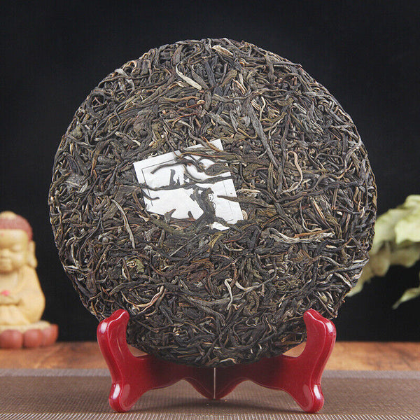 HelloYoung 357g Top Pu'er Raw Tea Menghai Authentic Ancient Tree Pu-erh Tea Brick Green Tea