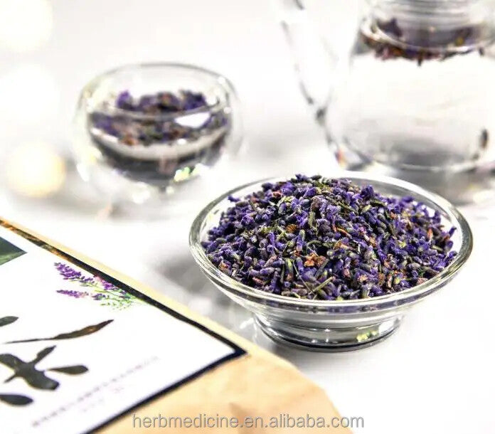 New Dried Blooming Tea Lavandula Buds Blue Lavandula Officinalis Flowers 250g Secondary image