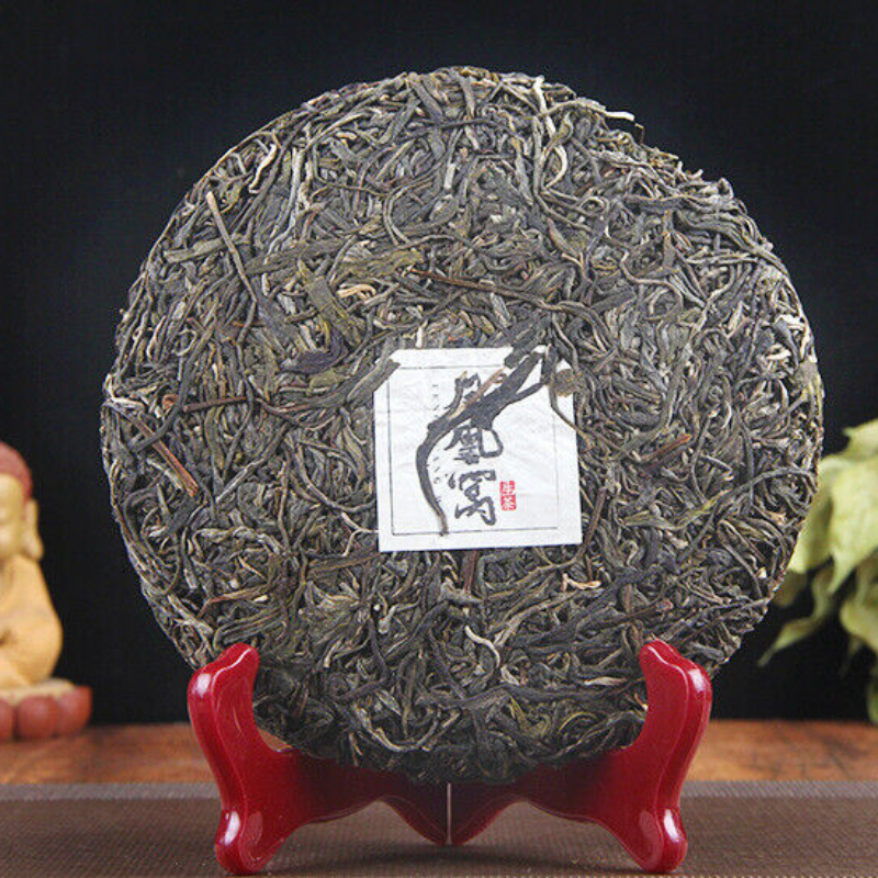357g Yiwu Phoenix Nest Ancient Tree Pu-erh Green Tea Pu-erh Tea Cake Main image