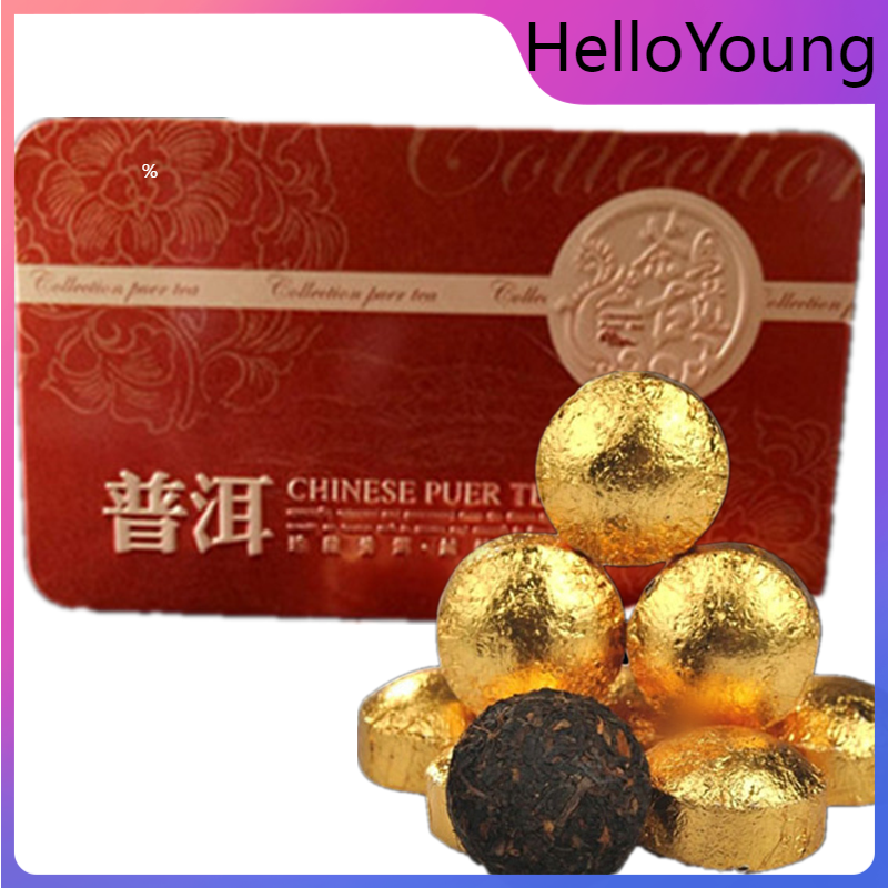 15 Pcs 185g Cooked Pu Er Tea Black Tea Gift Packing  Pu-erh Tea Tin Box Puer Tea Main image