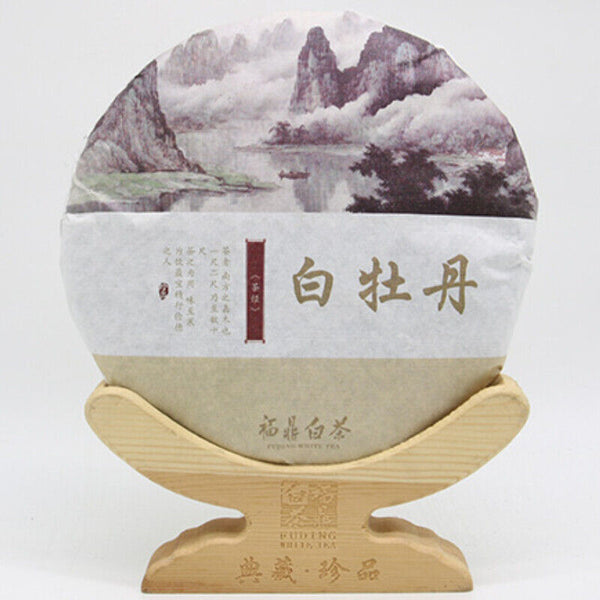 White Tea Cake Lose Weight Healthy Drink Tea  Fuding White Tea Peony 350g
