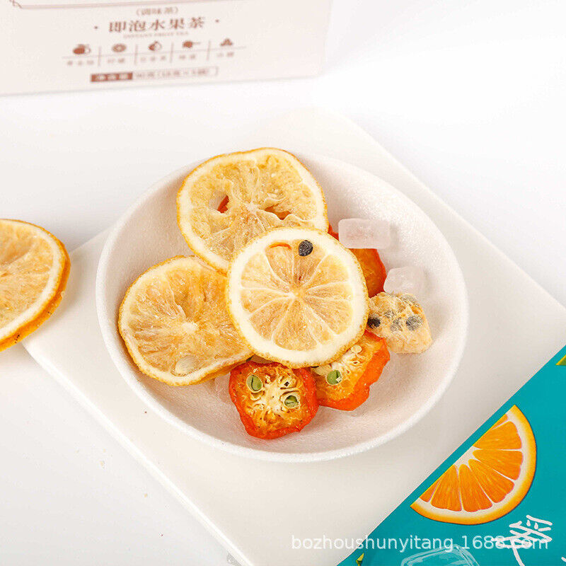 HelloYoung Kumquat Lemon Passion Fruit Tea Flower Fruit Tea Freeze-dried Lemon Slices 90g