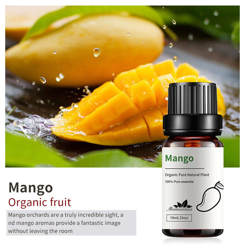 Essential Oil Grapefruit Pomegranate Lime Peach Fragrance Essential Oil 10ml * 4