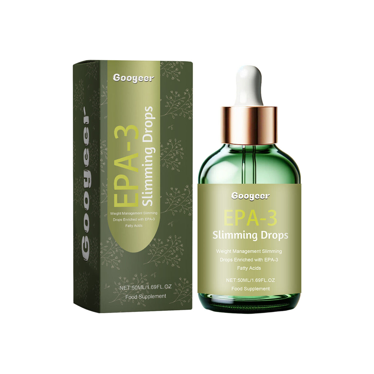 EPA-3 Slimming Drops Body Shaping Drops - Firm Arms, Thighs, and Waist