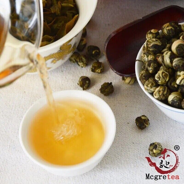 HelloYoung New Good Green China 100% Natural Freshest Jasmine Tea Flower Tea 150g
