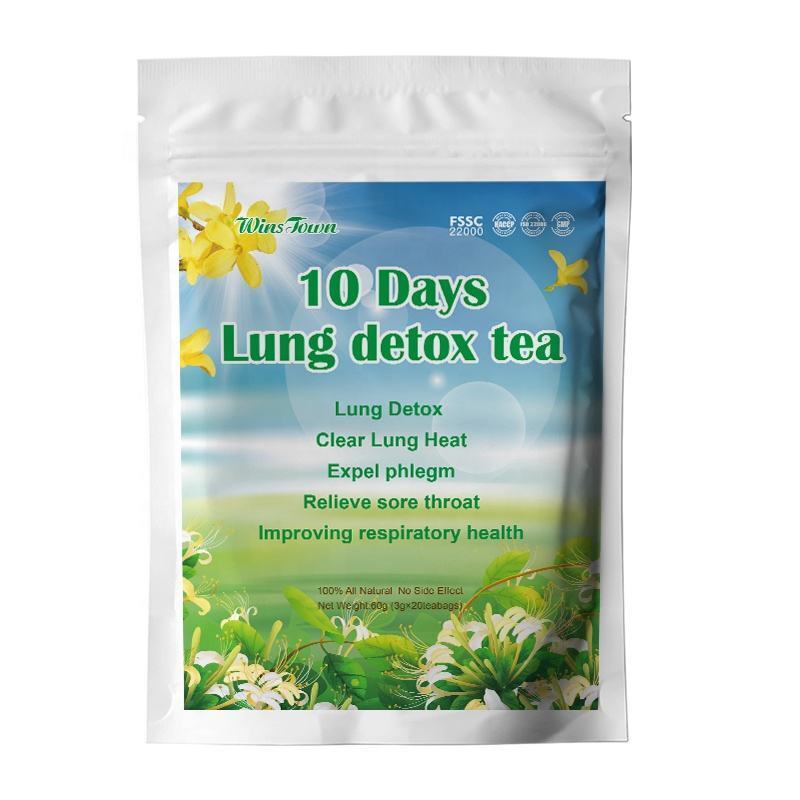 10 Day Lung Cleanse Detox Tea Flower Tea Bag Natural Herb Organic Detox Tea