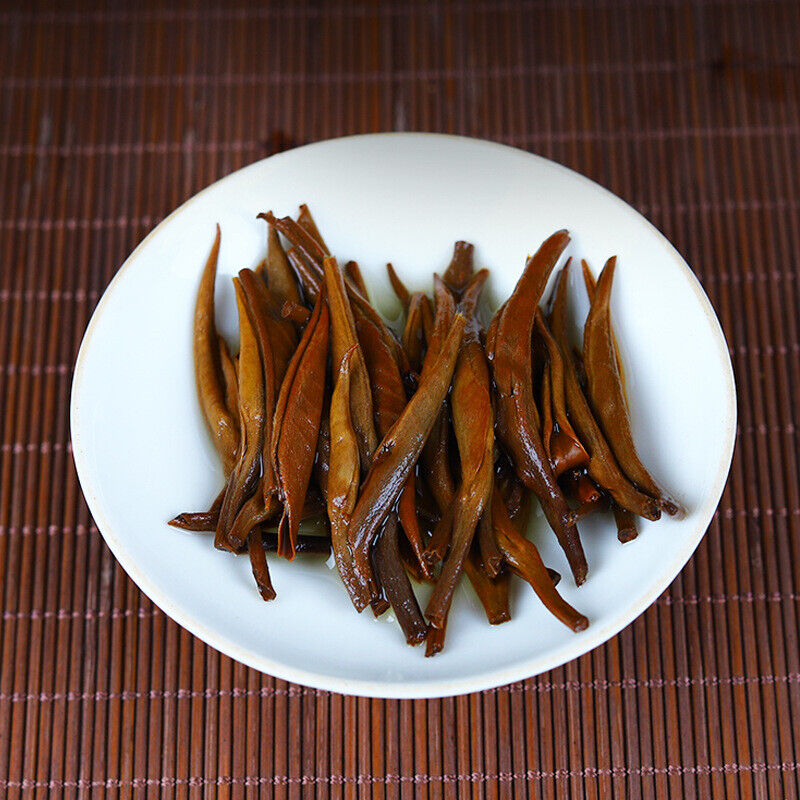 HelloYoung Yunnan Black Tea KungFu Black Tea Fengqing Lijie Gold Needle Honey Gold Bud8.8oz