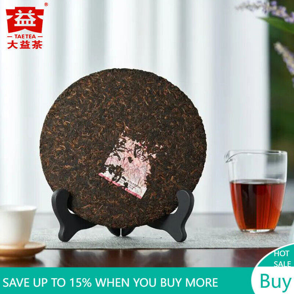 357g 7572 Menghai Dayi Pu'er Tea Cake Pu-erh China Yunnan Puer Ripe 2201