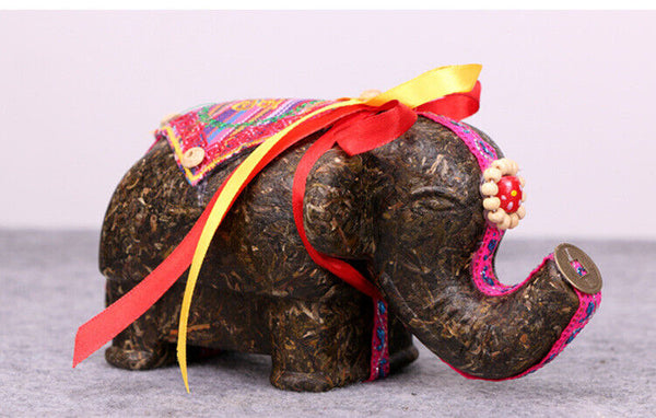 HelloYoung Ruyi auspicious craft tea three-dimensional tea carving small elephant ornaments
