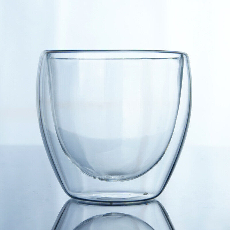Fashion Classic Glass Double Wall Transparent Coffee Cups Insulate Office Tea