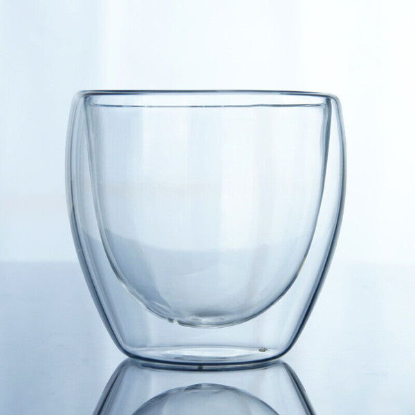 Fashion Classic Glass Double Wall Transparent Coffee Cups Insulate Office Tea