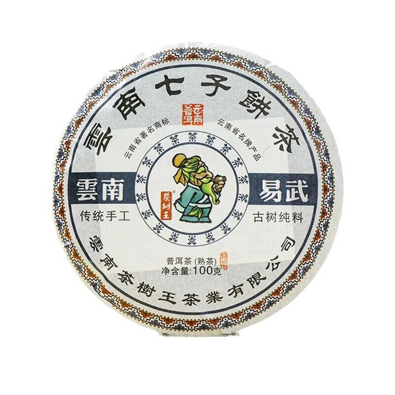 Puerh Ripe Tea Yiwu 100g Pu-erh Ripe Cake Shu Pu Erh Tea Cake