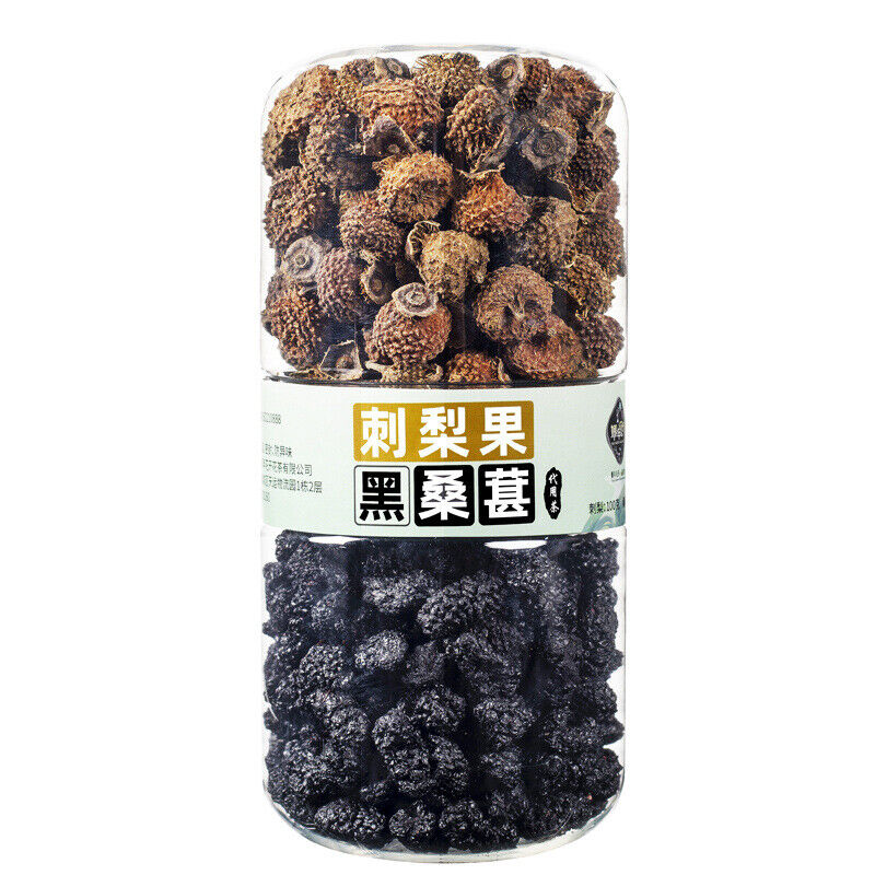 HelloYoung Cili Cili Dried Soaked Fruit Dried Black Mulberry Black Medlar Rose Flower Tea