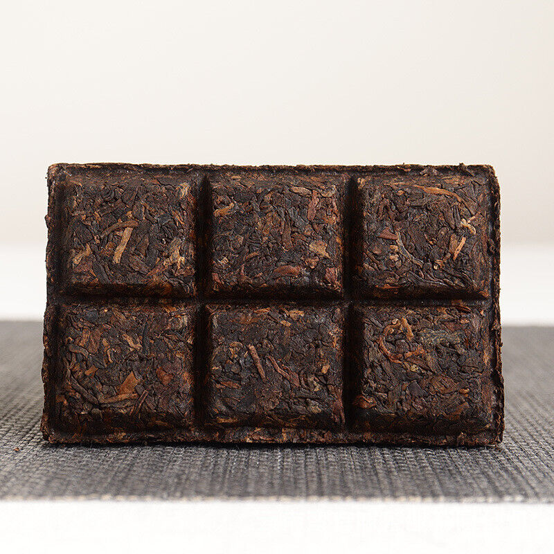 HelloYoung 50g Yunnan Pu'er Tea LeXingXiang Banzhang Golden Bud Brick Aged Palace Ripe Tea