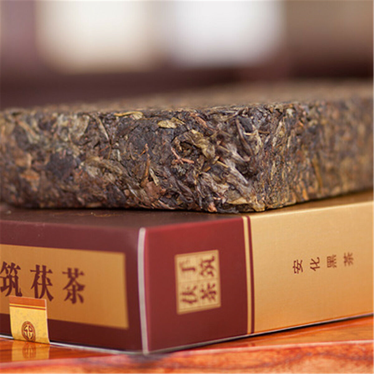 HelloYoung 950g Organic Black Tea Anhua Baishaxi Fu cha Bai Sha Xi Fucha Hunan Anhua Dark