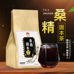 Men's Vitality Herbal Tea Mulberry Root Raspberry Ginseng Five Treasures Blend