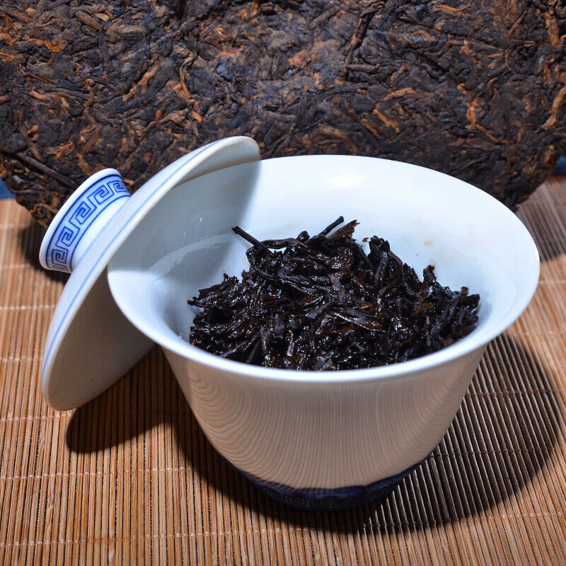 HelloYoung Healthy Food Chinese Yunnan Pu-erh Cooked Tea Banzhang Ripe Puerh Tea Cake 357g
