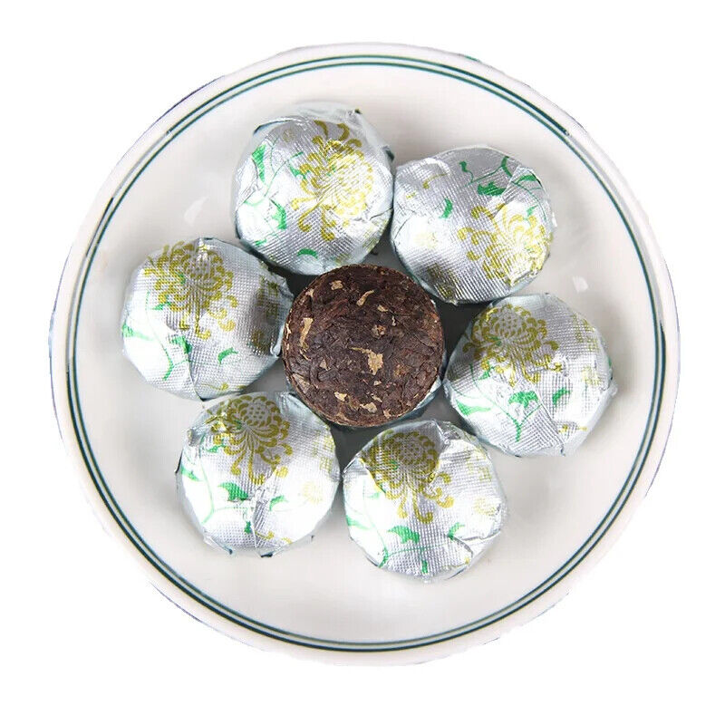 Yunnan Shu Puer Mini Tuocha Pu Er Loose Tea Natural Healthy Chrysanthemum Flavor